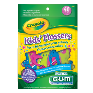 Kids flossers crayola c/40